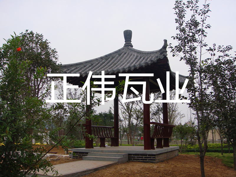 四角凉亭